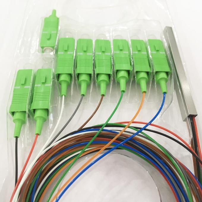 FTTH Mini Type Bare PLC-Teiler aus optischen Fasern 1 8 mit Verbindungsstück Sc APC