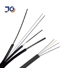 1F FTTH Self Supporting Lszh Drop Cable With Steel Wire Messenger