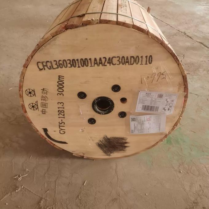 Werkseitig gelagerte Outdoor-Doppelarmierte GYTS53-96-Kern-Glasfaserkabel mit Doppelmantel G652D, Versand am selben Tag 11