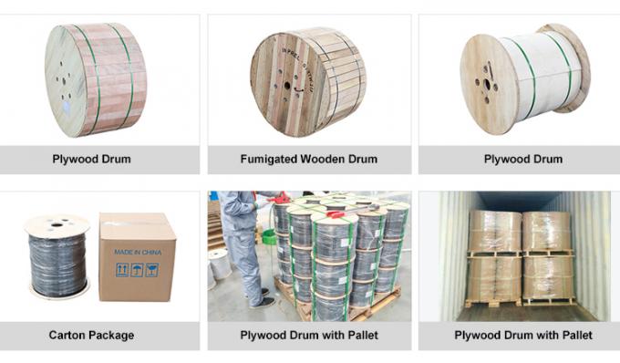 Werkseitig gelagerte Outdoor-Doppelarmierte GYTS53-96-Kern-Glasfaserkabel mit Doppelmantel G652D, Versand am selben Tag 19