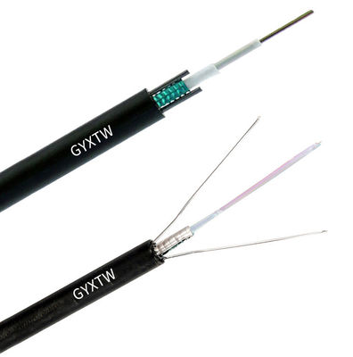 Gyxtw Fiber Optic Cable Aerial Armored Fiber Optic Cable With Messenger GYXTW