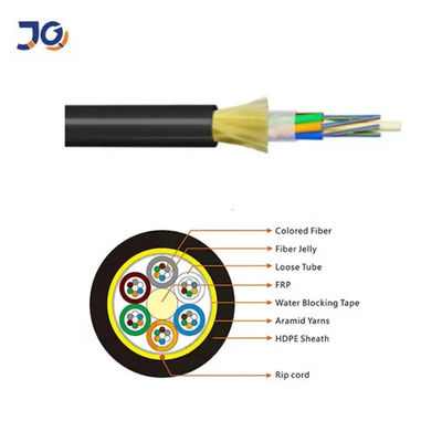 Outdoor 72 Core Aerial All-dielectric Self-supporting Communication Cable ADSS G652D Fiber Optic Cable