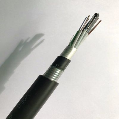 Underground Double Jacket Non Metallic Armoring Fiber Optic Cable GYFTA53/gYTA53