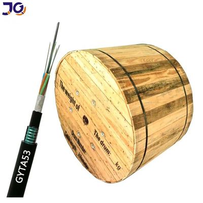 Qualität  Aluminum Armored Direct Buried Fiber Optic Cable GYTA53 Outdoor Underground Fabrik