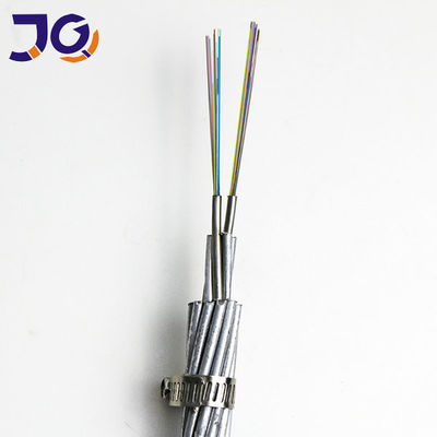 Qualität  OPGW Optical Power Ground Wire Fiber Optic Cable 24 48 Core Single Mode Overhead Power Transmission Fabrik