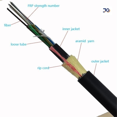 Aramid spinnen keinen Lichtwellenleiter des Metallmonomode--G652D ADSS