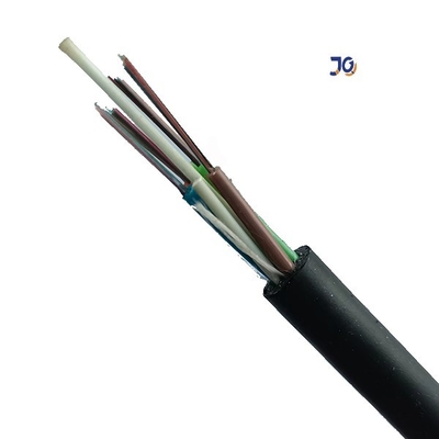 Einzelnes Modell im Freien Aerial GYFTY G625d 24 48 Kern-Faser-Lichtleiterkabel mit FRP-Stärke
