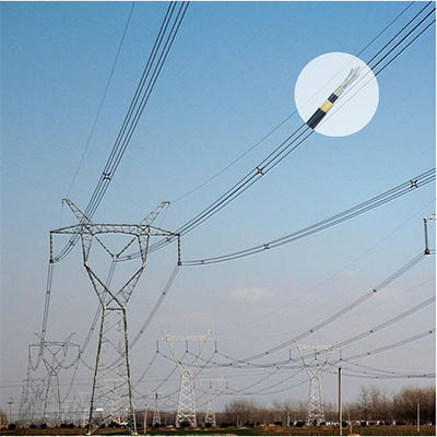 Glasfaserkabel Einzelmodus 24 Kern ADSS Span 100m Glasfaserkabel