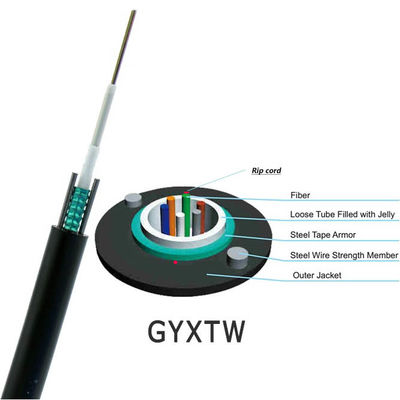 China Glasfaserkabelhersteller FTTH Glasfaserkabel SM G652D 12 Glasfaserkabel