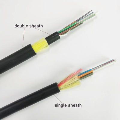 ADSS Luftfaserkabel Kabel 24 48 Kern Außenfaserkabel