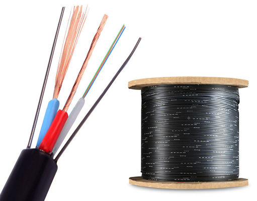 OEM-Verbundfaserkabel für den Außenbereich Optikfaser + Stromkabel 4 8 12 24 Kern-Hybrid-Strom-Faser-Optikkabel