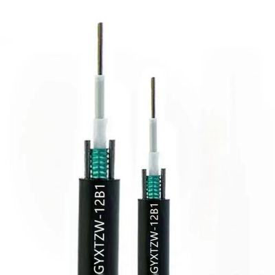 4 6 8 12 24 Kerne GYXTZW Unitube Flammschutzkabel Einzelmodus Außenfaseroptikkabel LSZH Jacket