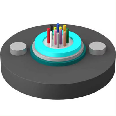 4 6 8 12 24 Kerne GYXTZW Unitube Flammschutzkabel Einzelmodus Außenfaseroptikkabel LSZH Jacket