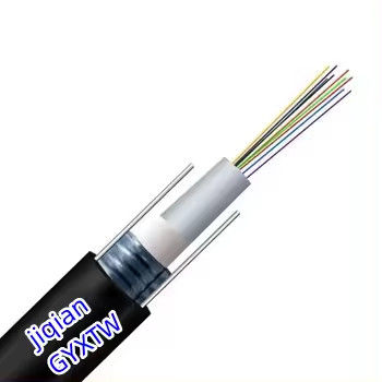 Fabrikpreis 2/4/6/8/12/16/24 Kern Telekommunikation GYXTW Außenkommunikationskabel Einzelmodus Glasfaserkabel