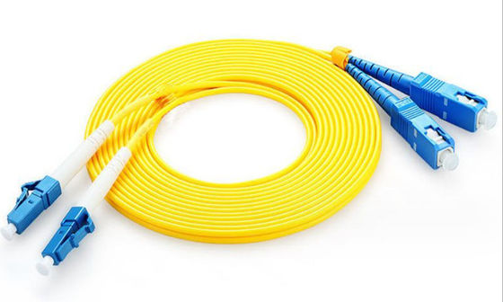 SC/SC Glasfaserpatchkabel Einzel-Multi-Modus-Faser für FTTH 1m 2m 5m 10m