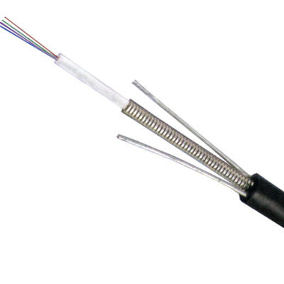 Außenkanal Aerial Einzelmodus G652D Glasfaserkabel GYXTW Panzer 2 4 6 8 12 24 Kern Glasfaserkabel