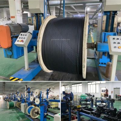 12 Kern-GYXTW Außen-SM-Faseroptikkabel-Unitube mit Stahlband geschützt 6mm 7mm 8mm Glasfaserkabel