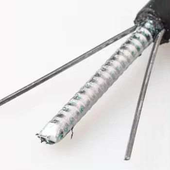 2 Kernfaseroptisches Kabel Panzer GYXTW Außenkabel mit zwei Stahldraht
