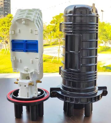 Außen 12 24 48 Kern Kuppel-Typ Schließung Faserkabel-Gemeinschaftsbox Faseroptik Splice Schließung