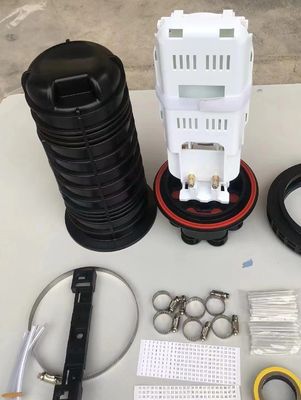 Außen 12 24 48 Kern Kuppel-Typ Schließung Faserkabel-Gemeinschaftsbox Faseroptik Splice Schließung