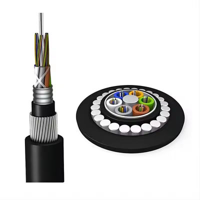 48-Kern-GYTA33 Stahldraht direktes Vergraben Panzer-U-Boot-Faseroptikkabel