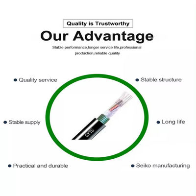 Außen-Panteller Stahlband Glasfaserkabel GYTS GYTA 96 Kern Luftkanal Glasfaserkabel