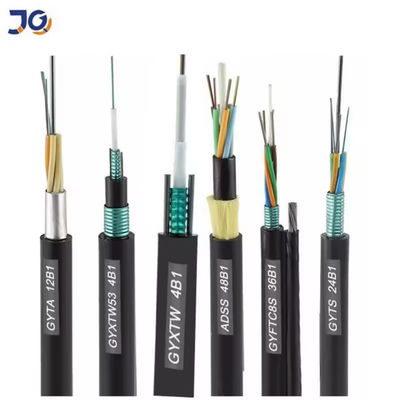 JQ Factory Outdoor Selbsttragende Abbildung 8 Kabel Typ GYTC8S GYTC8A 60 Kern 72 Kern Glasfaserkabel 1km Preis