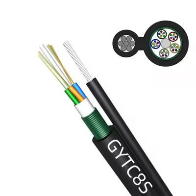 JQ Factory Outdoor Selbsttragende Abbildung 8 Kabel Typ GYTC8S GYTC8A 60 Kern 72 Kern Glasfaserkabel 1km Preis