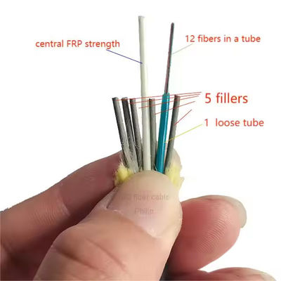 12Fo Fiber Optic ADSS Kabel Adss 12 Kernpreis pro KM Fiber Optical Kabel Selbstunterstützung mit Roll Drum Packing