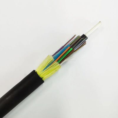 ADSS Glasfaserkabel bis zu 96 Kerne Einfachjacke Alle dielektrische Selbsttragende Außen-Flugoptikkabel