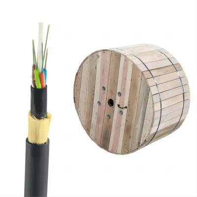 Fiber ADSS-Kabel 24 Kern 48Kern OHDPE Jacket 100-200m Span SM MM Glasfaserkabel
