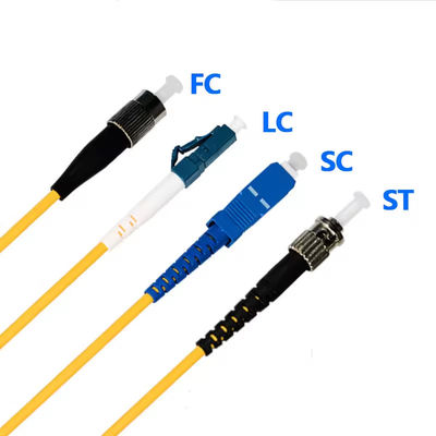 Hochwertiges, maßgeschneidertes Jumper SM MM Simplex Duplex 2,0 mm 3,0 mm FC/SC/LC/APC/UPC Fiber Optic Patch Cord