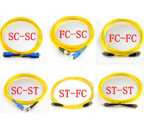Hochwertiges, maßgeschneidertes Jumper SM MM Simplex Duplex 2,0 mm 3,0 mm FC/SC/LC/APC/UPC Fiber Optic Patch Cord