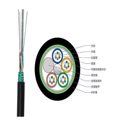 GYTA Armored Glasfaserkabel 2-144 Ader Verseilte LWL-Leitung für Freileitungen und Rohreinbau, Langstrecken-Telekommunikation
