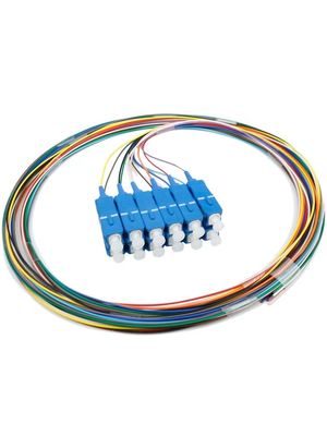 Optische Faser Pigtail 12-Core SC UPC 0,9mm Multimode FTTH / FTTB für Rechenzentren