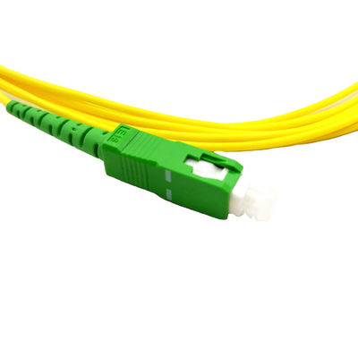 Optische Fiber-Patch-Schnur 3 mm LSZH SC APC bis SC UPC 1m 2m 3m Einzelmodus Hochleistungs-Patch-Kabel