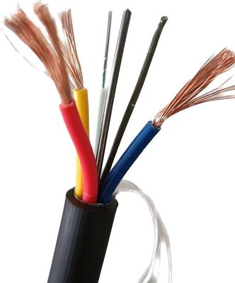 12-Kern-OPLC-Hybrid-Glasfaserkabel-Verbundfaserkabel mit Kupferleiter