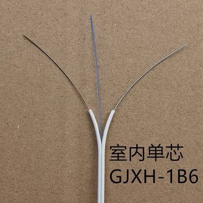 2 Kern Indoor FTTH GJXH-2B6 Drop Kabel G657A2 LSZH PVC Jacket