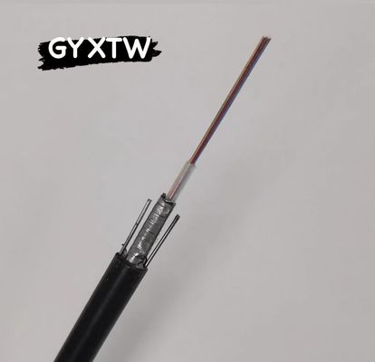Außen Single-Mode Oberkopf gepanzerte Glasfaserkabel Gyxtw 2 4 6 8 12 24 Kern Glasfaserkabel