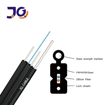 Glasfaser-Drop-Kabel Innen-Außen FTTH GJYXFCH GJXFH 1 2 4 Kern LSZH