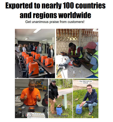 AI-9 Fusion Splicing Fiber Fusion Splicer Automatische FTTH Fiber Optical Welding Splicing Maschinen