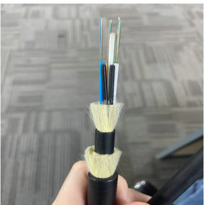 Multimode/Single Mode 4 8 12 24 48 Kern ADSS Glasfaserkabel im Außenbereich