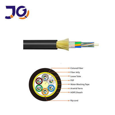 Einfach gepackte ADSS-Fiberoptikkabel für den Außenbereich 100 m Spannweite