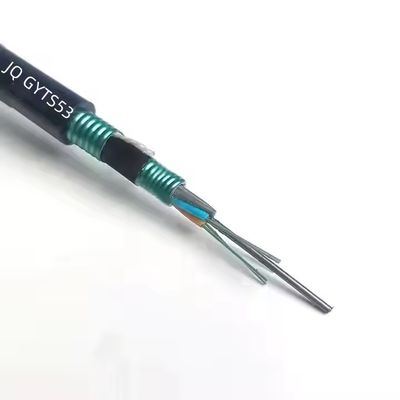 Werkseitig gelagerte Outdoor-Doppelarmierte GYTS53-96-Kern-Glasfaserkabel mit Doppelmantel G652D, Versand am selben Tag