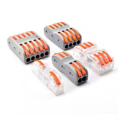 LED-Beleuchtung Drahtverbindung Schnell 1-in-2-out Terminal Block 2-in-4-out Drahtsplitter 3-in-6-out Terminal Box für den Außenbereich
