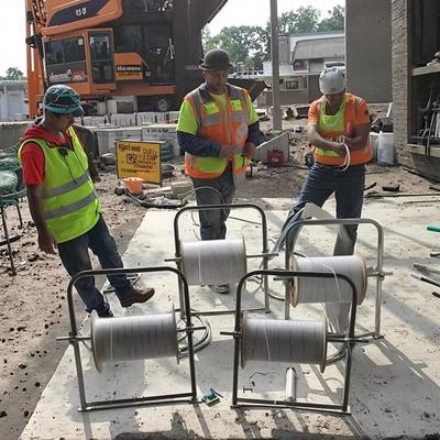 Faltbares Glasfaserkabel-Patchkabel-Drop-Rack-Kabelverlegewerkzeug Kabeltrommel Drahtführungsgestell für Überwachungsbau