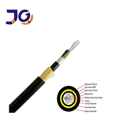 Glasfaser 24 48 96 Fasern ADSS Span200m 48 96 144 Kern Single/Double Jacket ADSS ASU Glasfaserkabel