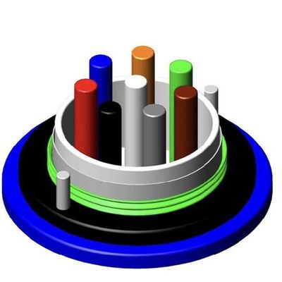 MGXTSV Panzerfaseroptisches Kabel LSZH Brandschutz für Bergbau-, Leitungs- und Telekommunikationsnetze
