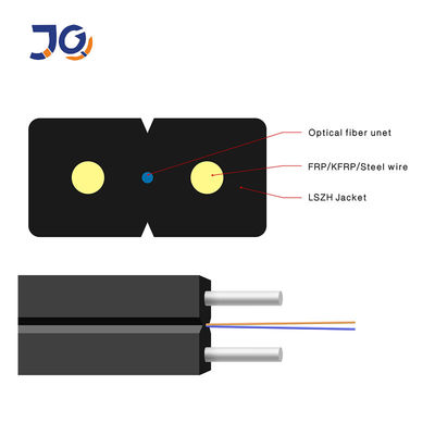 Faser-Optiktransceiverkabelhersteller LSZH-Jacken-2km/Drum FTTH