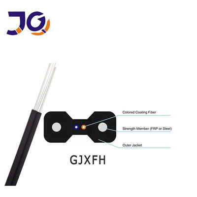 1/2/4 Kern Innenfaseroptikkabel GJXH-2B6 FTTH g657A2 LSZH Jacket
